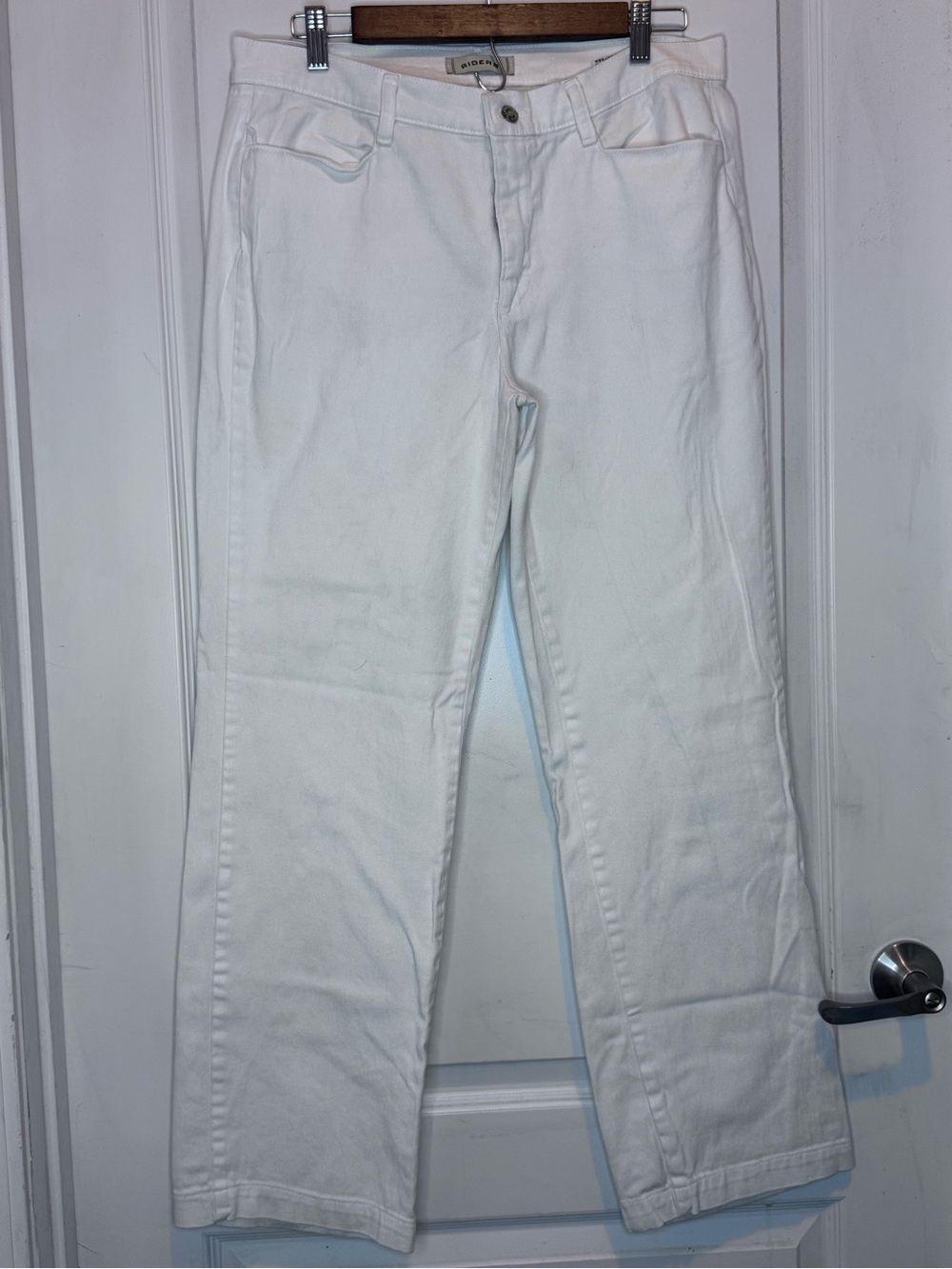 Riders by Lee Women's White Straight-Leg Jeans